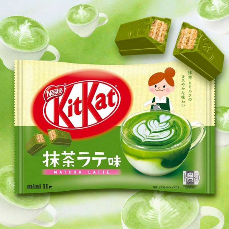 Kit Kat Matcha Latte