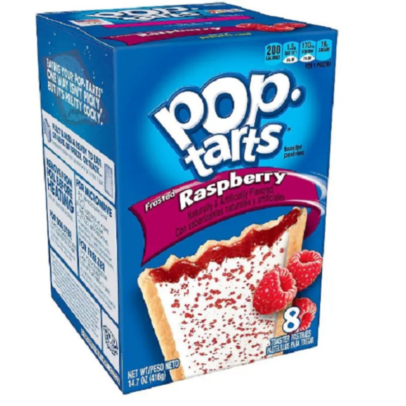 Kellogg's Pop Tarts Framboise avec Glaçage