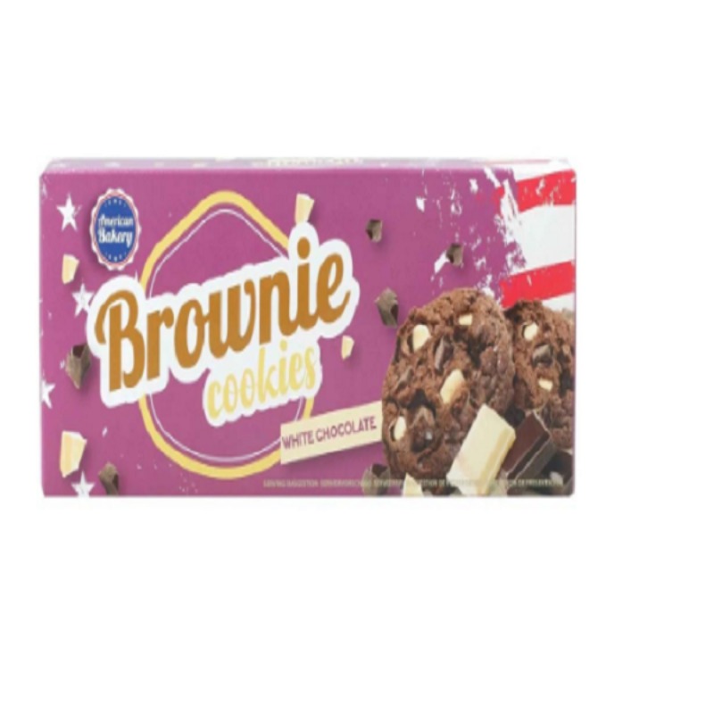 Brownie Cookies White Chocolate American Bakery