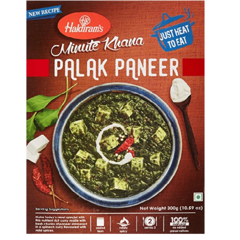 Haldiram Palak Paneer (Tofu) – 300g