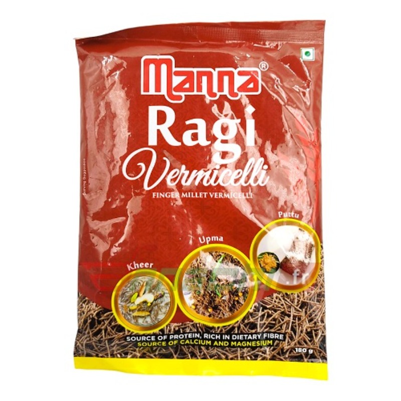 Manna Vermicelles de Millet à Doigts / Ragi - 180g