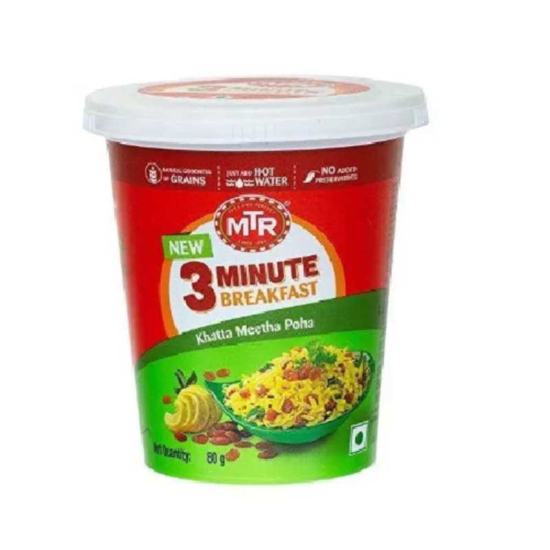 MTR (3-Min Breakfast) Khatta Meetha Poha - 80g