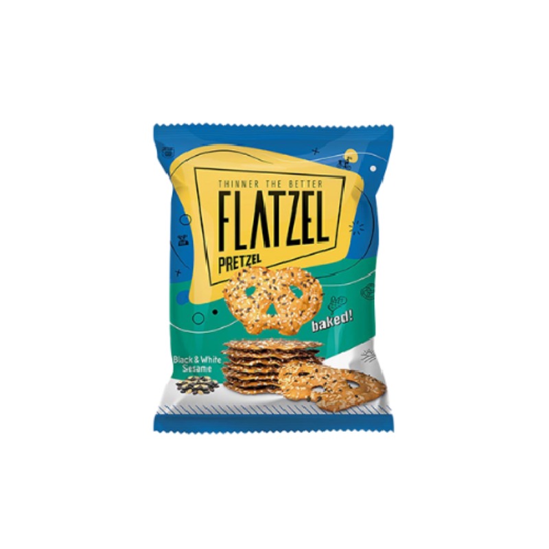 Pretzels Black & White de Flatzel