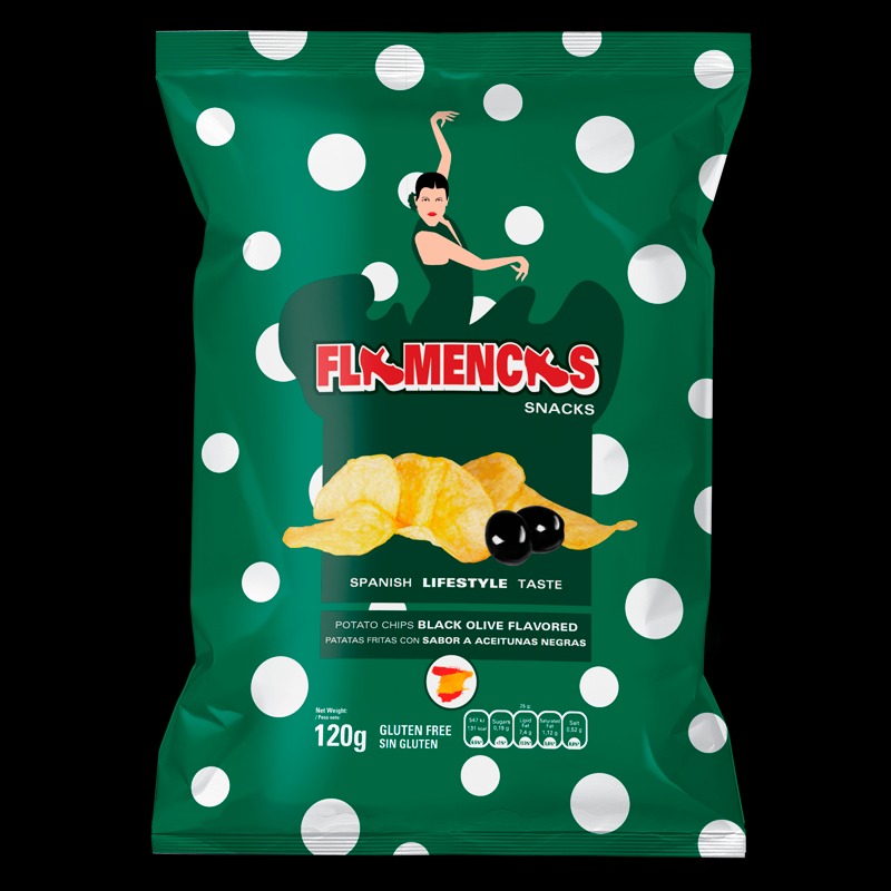 Flamenca Chips au Goût Olive Noire