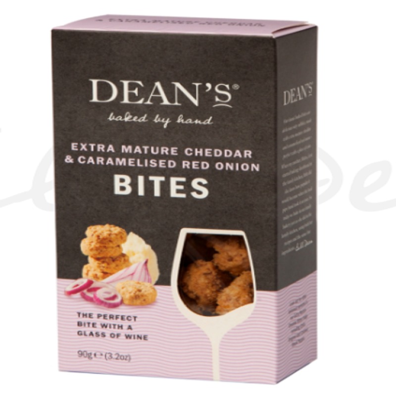 Extra Mature Cheddar & Caramelised Red Onion Bites (90 g) – Dean’s
