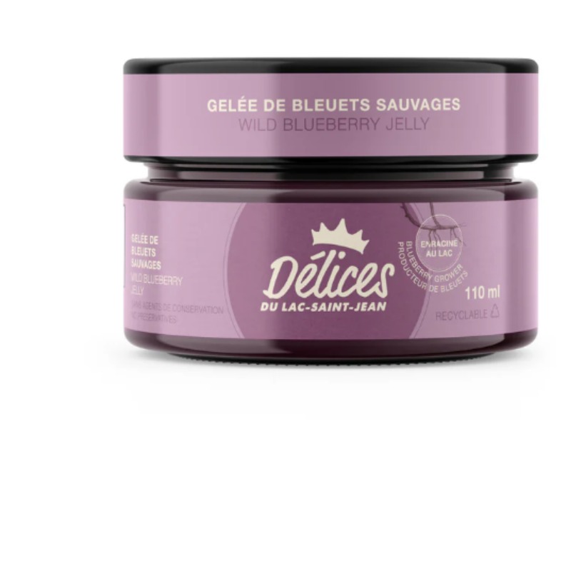 Gelée de Bleuets Sauvages – Délices du Lac Saint-Jean